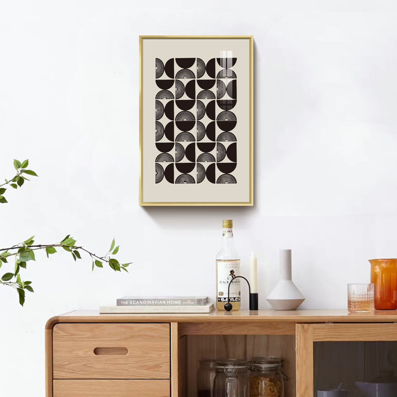 Boho - reproduction d'art sur toile, L 12 po x H 16 po, Or