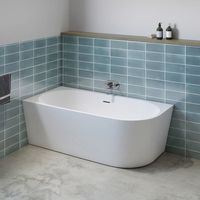 64.96'' x 31.5'' Soaking Acrylic Bathtub