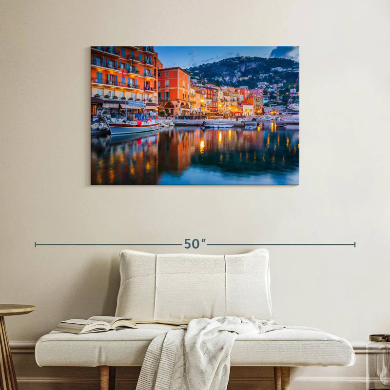 Rorry Villefranche Sur Mer Harbor, 26" H x 39" W