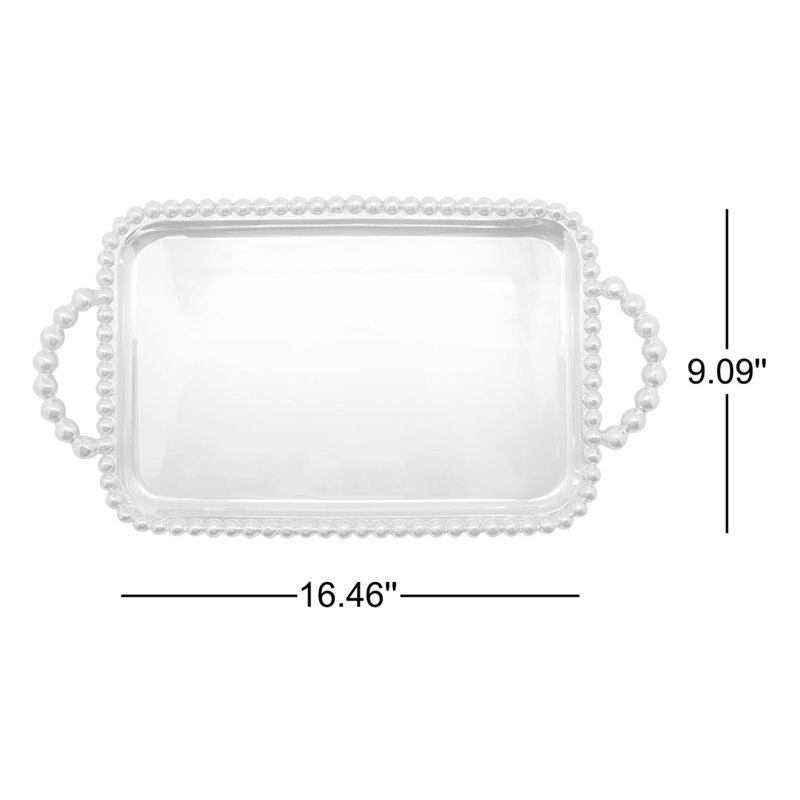 String Of Pearls Aluminum Tray
