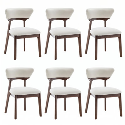 Chaise en velours de style médiéval en bois