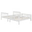 Lit superposé double au-dessus de double, convertible en 2 lits plateforme, lit superposé en bois massif avec escalier de rangement, garde-corps de sécurité-1370688505