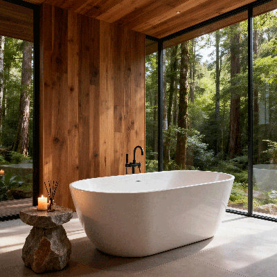 59" x 27.56" Freestanding Soaking Acrylic Oval Bathtub