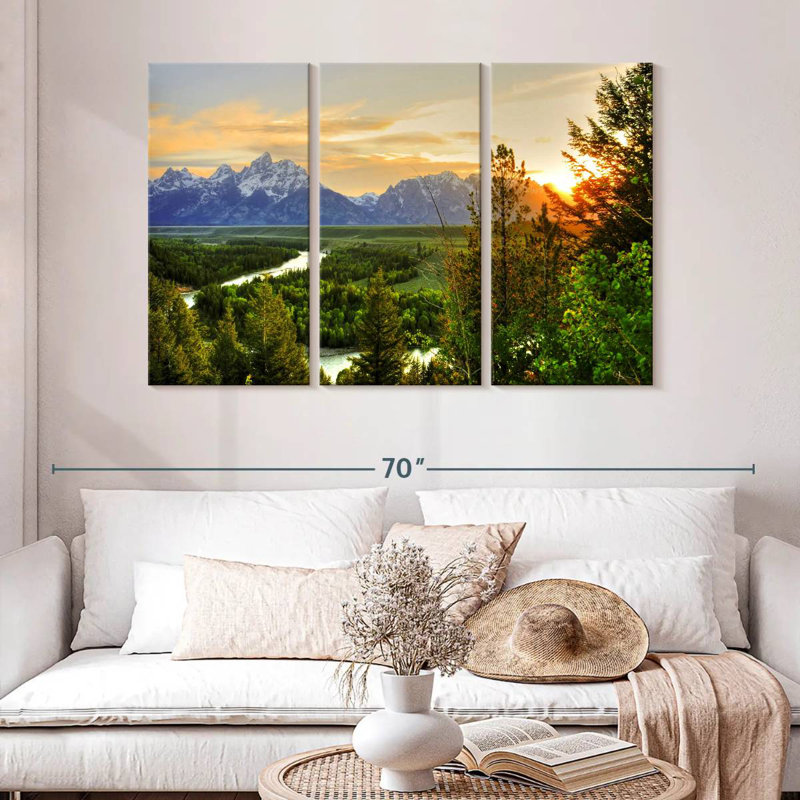 Alvord Grand Teton Overlook, 32" H x 50" W