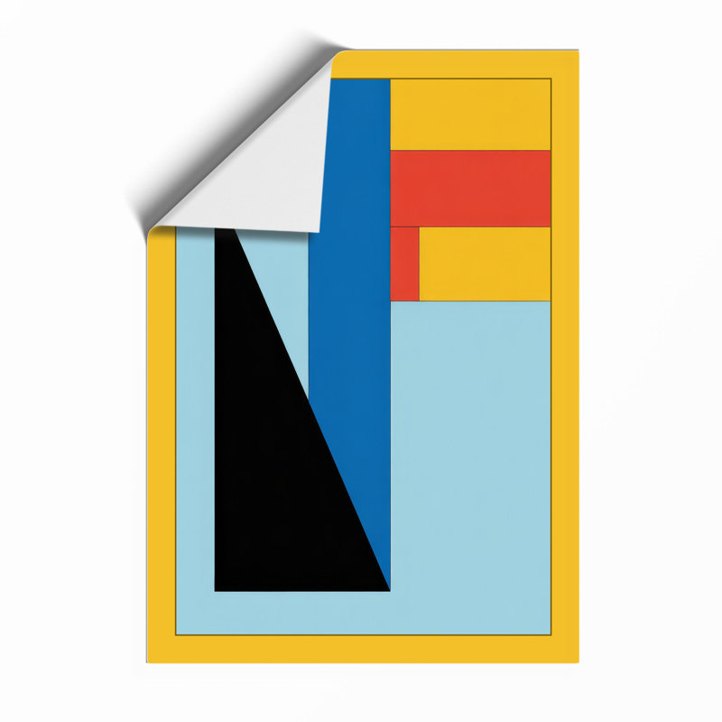 Abstraction Geometric - Print, Unframed, A4 - 29.7 x 21.0 cm