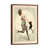 Classic Brown Wood Floater Framed