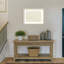 «Calming Essentials Meadow Neutral White» par Gadd Wood, reproduction d'art encadrée-1119688058-1119687809