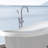Freestanding Bathtub Faucet with Hand Shower-129763399