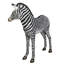 Statue foal zèbre à l’échelle grand-africains