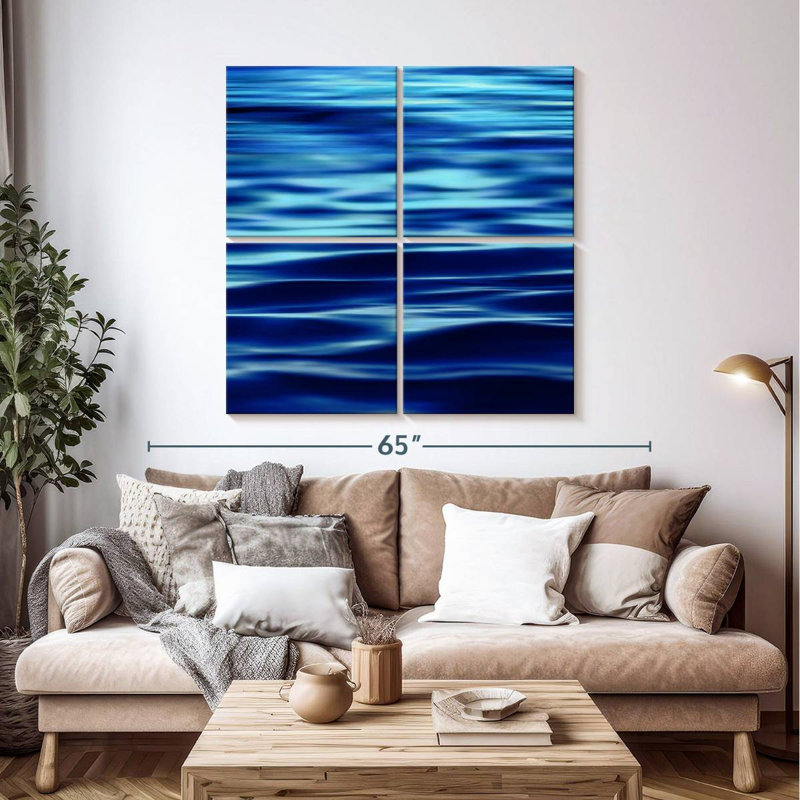 Gillard Vast bleu profond, H 45 po x l 45 po