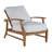 Croquet Teak Patio Chair with Cushions-831153939-831153321-890830902