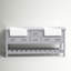 Meuble-lavabo double 72 po Pelaghia-57367799
