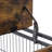 Stylish Pet Crate Side Table With Multiple Access Options And Mobility Feature