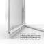 Porte de douche Deluxe H 63,5 "Sopora-14170839-14170840