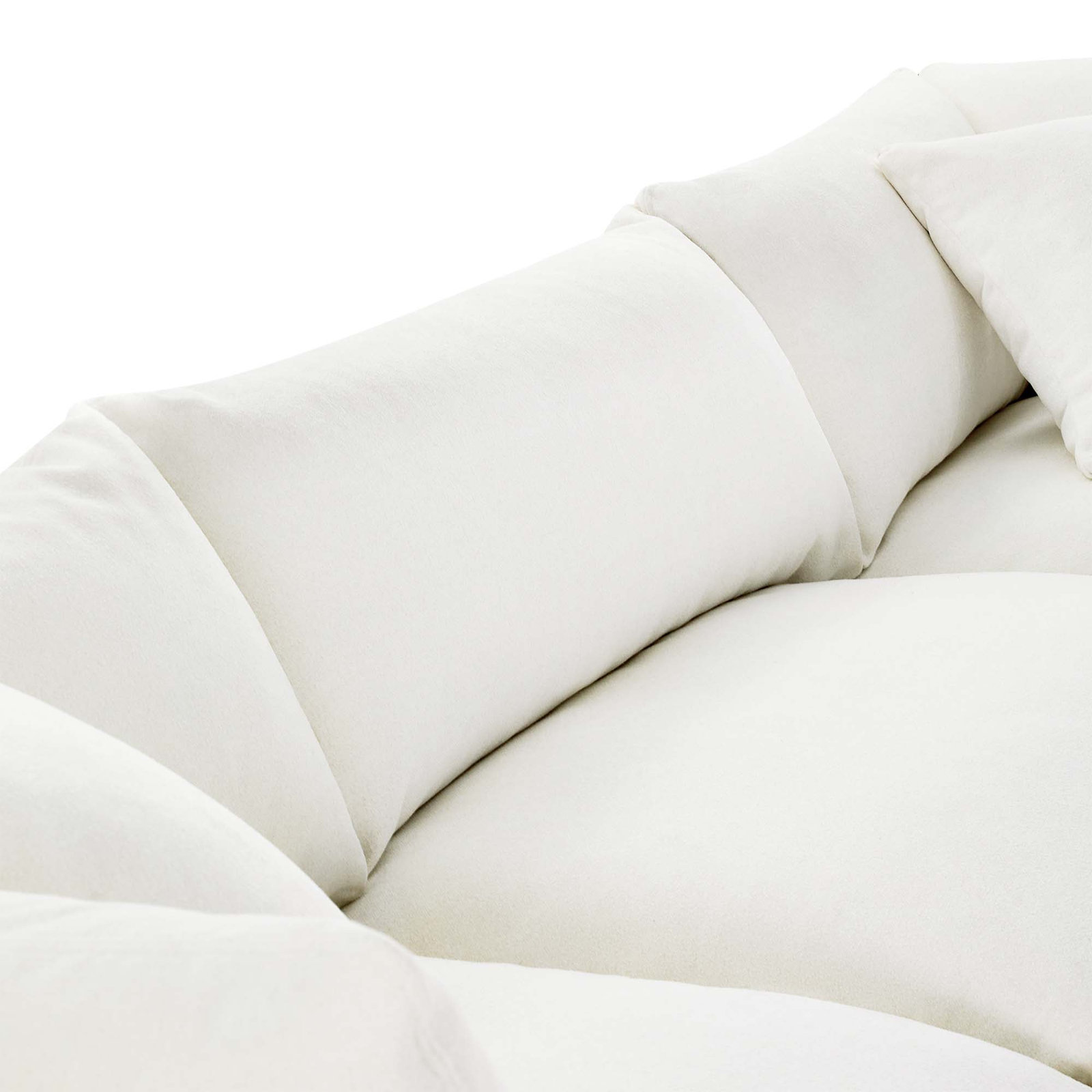 Annabella Sectional, Elite Ivory Textured Performance Chenille