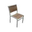 SoHo Teak Aluminum Outdoor Stacking Sidechair-213736124
