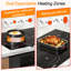 Plaque de cuisson électrique de 30 po à 5 brûleurs, surface de cuisson en céramique rayonnante intégrée de 8500 W avec double zone de chauffage extensible