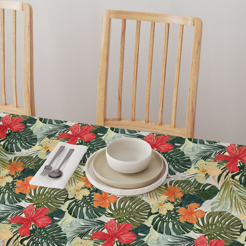 Albus Garden Tablecloth, 90" x 90"