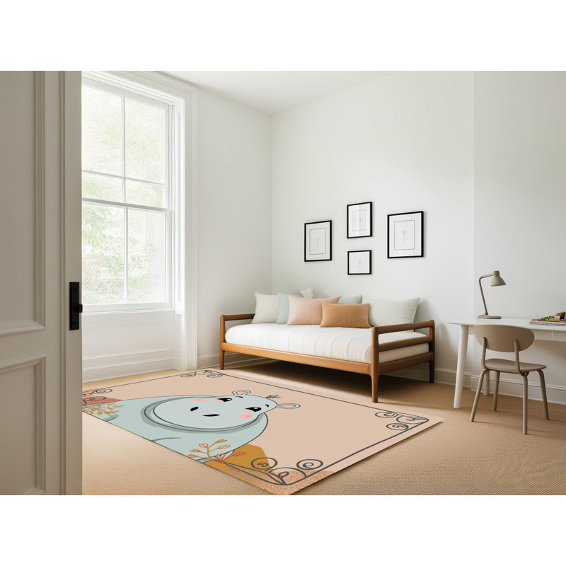 Tapis pour enfants East Urban Home, Rectangulaire 2 pi x 3 pi