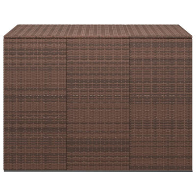 Ebern Designs Harford 145cm W Water Resistant Poly Rattan Deck Box