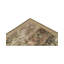 Wool Floral Area Rug in Brown
