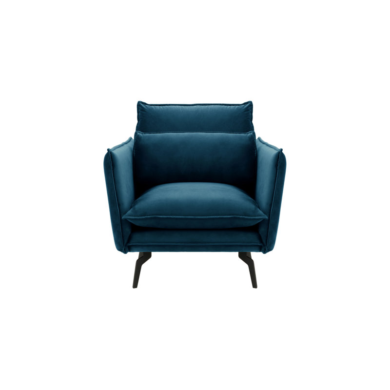 Ferrigno Upholstered Armchair, Blue