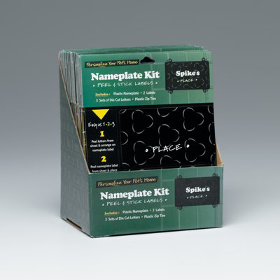 Kit de personnalisation de plaque signalétique