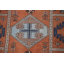 Tapis traditionnel fait à la main en laine orange 4 x 5