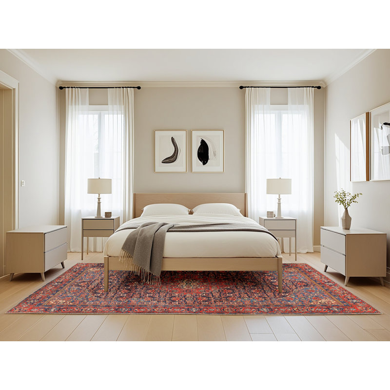 Oriental Indoor Rug, Rectangle 5' x 8'
