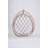 Beige Egg-Shaped Hanging Chair With Stand - Patio Swing Chair