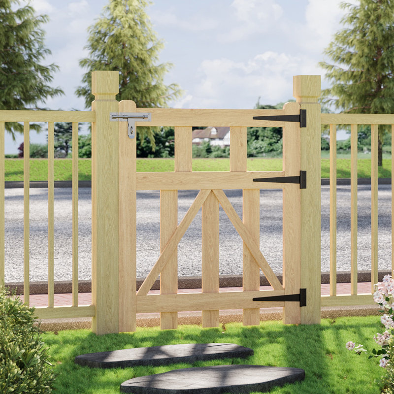 Chesnut Wood Gate, 90cm H x 76cm W x 5cm D