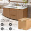 Ensemble de meuble-lavabo mural moderne 36 po avec lavabo simple et tiroirs divisés 36 po