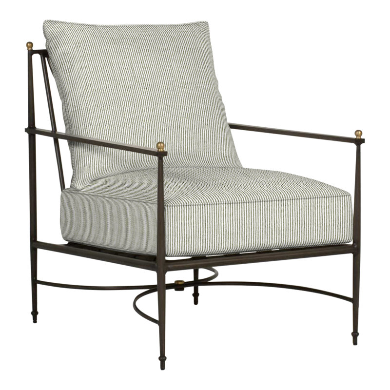 Chaise de patio avec coussins Roma, Welt, Fougère Perigold Replay