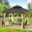 12 pi. L 12 pi. D Pavillon de jardin
