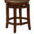 Upholstered Counter Stool with Solid Wood Frame