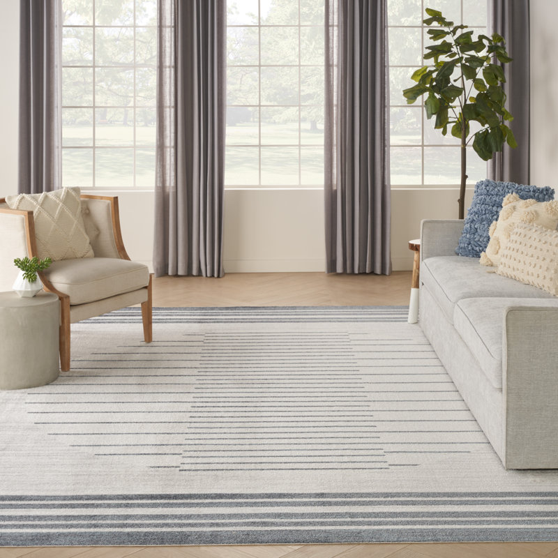 Atushi Geometric Indoor / Outdoor Rug, Rectangle 9' x 12"