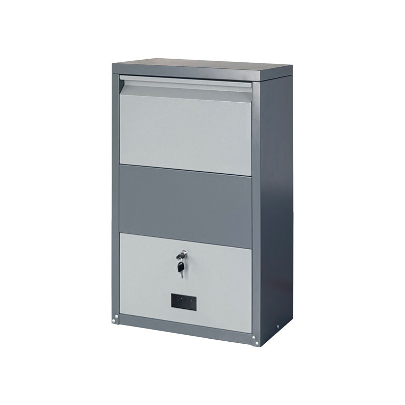 Boîte de livraison extérieure verrouillable en acier de 75 cm (29,5 po)