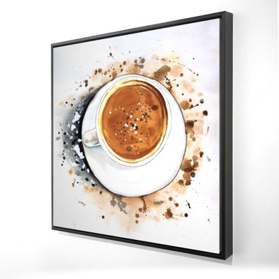 Cappuccino, reproduction rafraîchissante sur toile