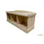 Banc de rangement en bois Tiaria