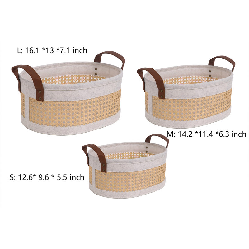 Panier de rangement Bayou Breeze, Blanc
