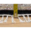 Tapis rond noir en laine douce noué à la main 8 pi x 8 pi Tebraz Mahi KPSI E1D14E5891B843D7AE4F2998094FE2DD