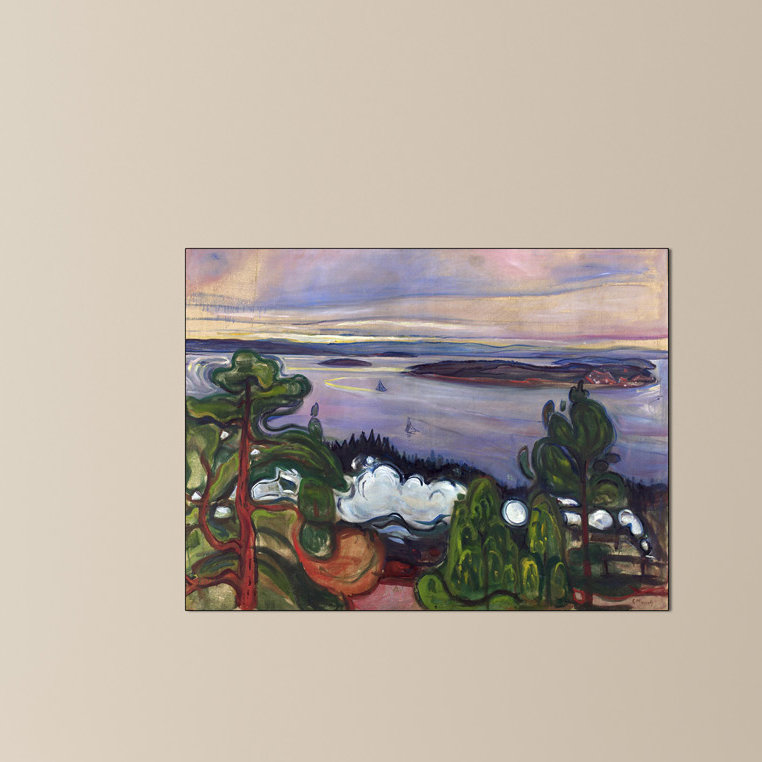 Edvard Munch - Wrapped Canvas Painting, 60cm H x 80cm W x 1.8cm D