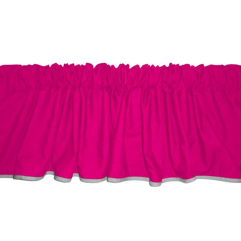 Cantonnière 72 "Vilray Forever Mine, Rose vif / gris