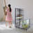 38X25.6X15.7” Artwork Storage Stand With Wheels