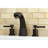 Kingston Brass Concord Two-Handle 3-Hole Deck Mount Roman Tub Faucet-11173840