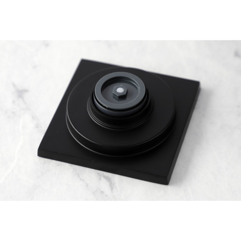 Watercourse Transit Grid Shower Drain, Matte Black