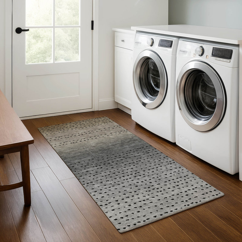 Premium Machine Washable Ansley Abstract Rug, Runner 2'3" x 7'6"