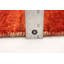 Tapis unique en laine noué à la main rouge nouvel âge Rheanon 5 pi x 7 pi 11 po
