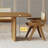 Modern Burlywood Rectangular Solid Wood Dining Table-1145281663