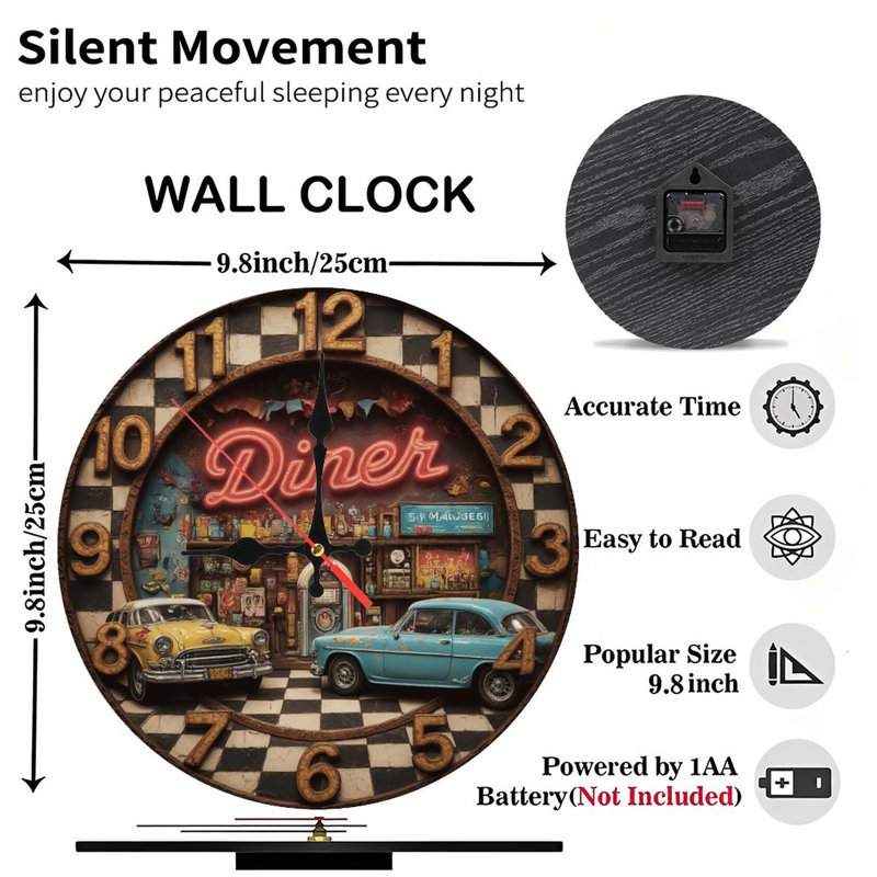Horloge Diner
